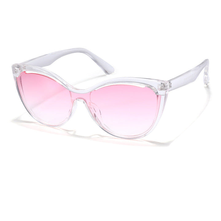 6 color fashion candy color trend street cat-eye hollow sunglasses