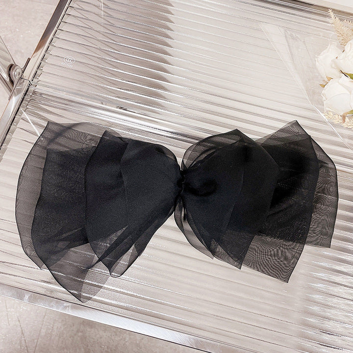 Elegant bow spring clip hair accessories