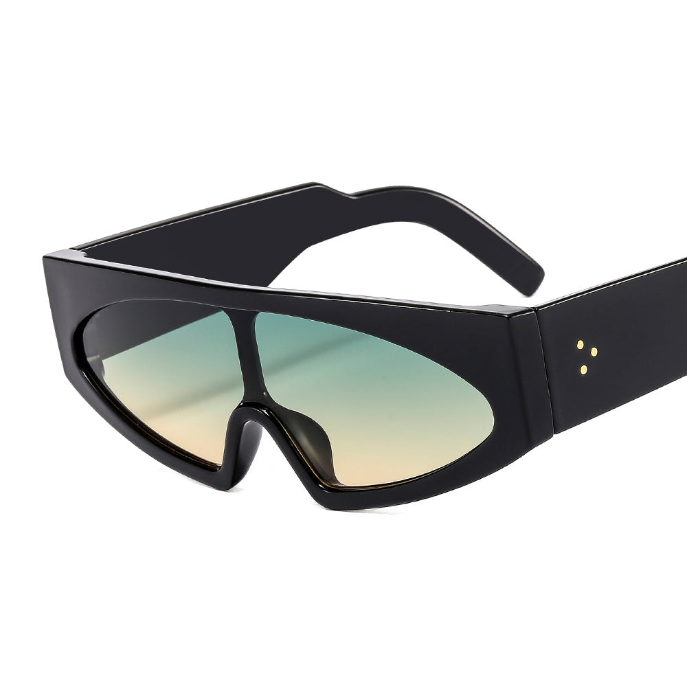 7 colors stylish one-piece punk style sunglasses